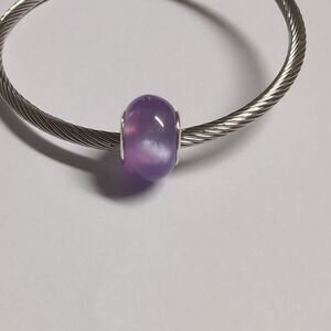 Purple Charm for Pandora Style Bracelet‎